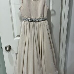 Elegant Cream Kids Dress